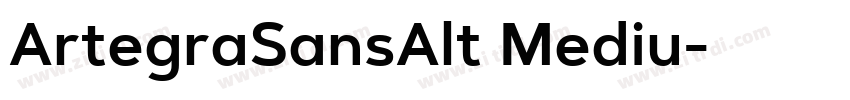 ArtegraSansAlt Mediu字体转换